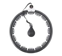 HMS HHW06 Hula Hoop with Studs, Weight and Counter, Black