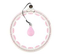 HMS HHW06 hula hoop with studs, weight and counter, pink