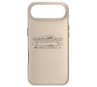 HMS Illustrious WW2 British Aircraft Carrier Info Diagram Case for iPhone Air