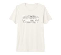 HMS Illustrious WW2 British Aircraft Carrier Info Diagram Premium T-Shirt