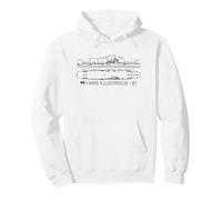 HMS Illustrious WW2 British Aircraft Carrier Info Diagram Pullover Hoodie
