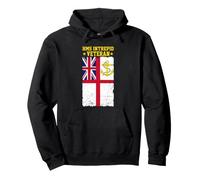 HMS Intrepid L11 Veteran Aircraft Carrier British Military Pullover Hoodie