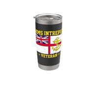 HMS Intrepid L11 Veteran Aircraft Carrier British Military Stainless Steel Insulated Tumbler