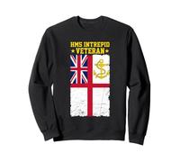 HMS Intrepid L11 Veteran Aircraft Carrier British Military Sweatshirt