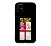 HMS Nelson Veteran Aircraft Carrier UK British Naval Warship Case for iPhone 11