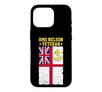 HMS Nelson Veteran Aircraft Carrier UK British Naval Warship Case for iPhone 16 Pro
