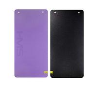 HMS Premium Fitness Mat 120 x 60 x 1.5 cm - Extra Thick 15 mm Purple | Non-Slip & Gentle on Joints | Training Mat with Practical Eyelets for Hanging | Ideal for Yoga, Pilates, Workout & Home Gym