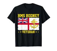 HMS Rodney Veteran Aircraft Carrier UK British Military T-Shirt
