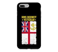 HMS Rodney Veteran Aircraft Carrier UK British Naval Warship Case for iPhone 7 Plus/8 Plus