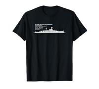 HMS Royal Sovereign British Battleship Infographic T-Shirt