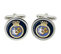 HMS Scylla, Royal Navy Cufflinks in Box