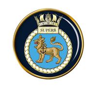 HMS Superb, Royal Navy Pin Badge