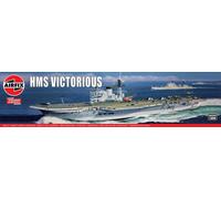 HMS Victorious Ship Airfix Classic Vintage Model Pearl Harbor 1:600 Scale 94pcs