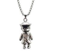 Hmsanase Classic Necklace Pendant Chain Men Women Jewellery Hip Hop Zombie Necklace With Adjustable Hands And Feet For Men And Women, Simple And Long Pendant S