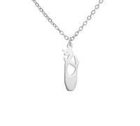 Hmsanase Necklace Pendant Chain Men Women Jewellery Ballet Slippers Shoes Women Necklace For Women Dancer Gymnast Steel