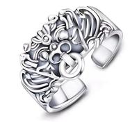Hmsanase Rings Ring Jewellery Women Men Retro Guardian Ring For Men Blessing Chinese Mythology Open Ring