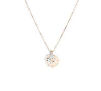 Hmsanase Trend Necklace Pendant Chain Men Women Jewellery Fashion Couple Female Gift Snowflake Charms Necklaces Pendants For Women