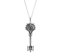 Hmsanase Trend Necklace Pendant Chain Men Women Jewellery Vintage Double-Sided Engraving Key Chains For Fans