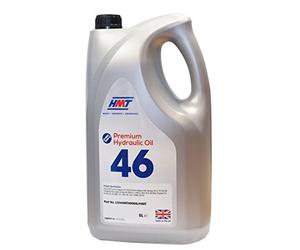 HMT Premium Hydraulic Oil 46 - 3 x 5L Pack | ISO VG 46 Anti-Wear Hydraulic Fluid for Industrial & Mobile Systems | Oxidation Resistant, Anti-Foam, Pump Protection, Excavator & Crane Use