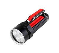 HMTE Diving Light 4*L2 Super Bright Led Diving Flashlight Waterproof Lamp Scuba Underwater 200M Work Torch Using 2 X 26650 for Camp,Torches (Black)