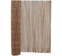 HMWD 4m Wide Natural Willow Screening Roll - Premium Outdoor Garden Privacy Fence Panel for Ultimate Wind & Sun Protection, Stylish Decorative Border for Patio/Backyard/Balcony (1.2m x 4m)