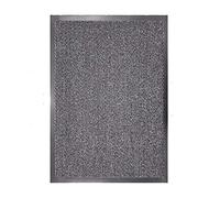 HMWD Dirt Trapper Barrier Mats Indoor&Outdoor Washable Door Mat Mats Heavy Duty Non-Slip Entrance Rug PVC Backing Super Absorbent Kitchen Mats (Grey/Anthracite, 60x90 cm)