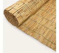 HMWD Extra Thick Natural Reed Fence Roll, 3m/4m/5m Wide Privacy Screening Panels for Garden, Outdoor Wind & Sun Protection, 8mm-10mm Thick Protective Garden Fencing (1.2m x 4m)