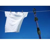 HMWD Heavy Duty Galvanized Metal Pole, Telescopic Extendable Home Garden Washing Line Clothes Laundry Support Pole Props - Easy Twist And Lock Mechanism 2 (3)