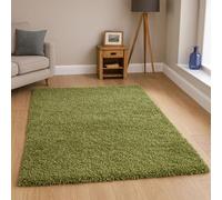 HMWD Modern Large Fluffy Shaggy Area Rugs 50mm/5cm Deep Pile Rugs Living Room Decor Bedroom Decor, Anti-Shed Thick Pile Floor Carpet, Home Decor Hallway Runner Rugs (120x170 cm, Lime Green)