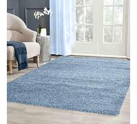 HMWD X Large Small Fluffy Shaggy Large Area Rug Thick Pile Hallway Runner Non Slip Living Room Bedroom Non-Shed Floor Carpet- Available in 6 Exquisite Colors (Duck Egg, 160x230 cm)