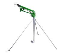 HMWOKPOT 2" Farm Irrigation Sprinkler, Impulse Impact Sprinkler with Replacement Nozzle & 1.2M Rack 360° Large-Area Watering Spray