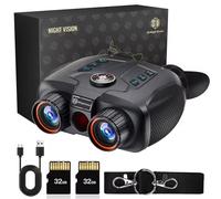 HMWOKPOT 3D VR Night Vision Goggles for Adults, Night Vision Binoculars with Built-In 5000Mah Lithium Battery, 8K Photo & 4K Video, 6X Digital Zoom