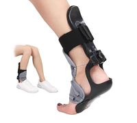 HMWOKPOT AFO Foot Drop Brace Ankle Foot Orthosis Drop Foot Stabilizer Support for Walking with Shoe for Men and Women,Right,S