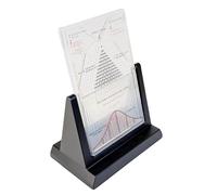 HMWOKPOT Desk Galton Board with Bell Curve, Probability Demonstration Model for Random Distribution Physics Lab Teaching Tool Effective Statistical Law Experiment Tool
