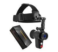 HMWOKPOT Head-Mounted Night Vision Monocular Goggles, Default 7X Magnification, NVG Visual Distance 350M with Riflescope for Fishing, Hiking and Outdoor Activities