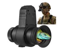 HMWOKPOT Helmet Mounted Night Vision Scope Night Vision Goggles Monocular for Adults, with Cross Cursor, 850Nm Infrared Goggles for Fishing, Hiking And Outdoor