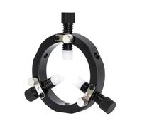 HMWOKPOT Universal Coaxial Lens Holder, Round Lens Self-Centering Mount, 3 Claw Holder Variable Diameter for Optical Experiments,10~51mm