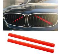 HMYOUXUAN 2PCS Grille Insert Trims Stripe for BMW 4er F36 420i 428i 435i Couple&Convertible&Gran Couple 2014- Kidney Grill, Front Grill Stripes Inserts Grille Insert Trim Decoration Replacement,Red