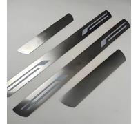 HMYOUXUAN Car Sill Protectors Strips for VW Golf MK4 R32 GTI 1998-2005 Car Door Sill Protector, Welcome Pedal Protector Cover Car Accessories Decorative Strips, 4PCS