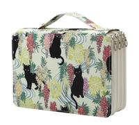 HMZSP 200 Slots Colored Pencil Case, Large Pencil Pouch Organizer with Elastic Loops for Colored Pencils & Art Gel Pens