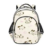 HMZXZ Backpack for Kids Elementary School Bag Boys Girls Dogs Bones Paws Bookbag Travel Backpack Daypack Work Cute Butterfly