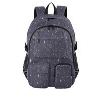 HMZXZ Boho Blue Galaxy Travel Backpack Laptop Computer Bag Sturdy School Bag Magic Cosmic Sky College Bookbag 14 Inch