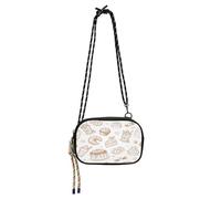 HMZXZ Crossbody Bag Sugar Cake Cheese Cake Apple Pie, Small Handbag Purse with Adjustable Strap, Cookies DonutFanny Pack Sling Backpack Hobo Purse for Women Men Travel Work