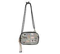 HMZXZ Crossbody Bag Sugar Horse Cow Sheep Goat, Small Handbag Purse with Adjustable Strap, Grey AnimalFanny Pack Sling Backpack Hobo Purse for Women Men Travel Work