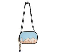 HMZXZ Crossbody Bag Sugar Ice Cream Cookies, Small Handbag Purse with Adjustable Strap, Mint and VanillaFanny Pack Sling Backpack Hobo Purse for Women Men Travel Work