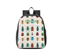 HMZXZ Custom Backpack Toddler Cartoon Insect Bug Mini Backpack Boys/Girls Colorful Animal Customizable Backpack Kindergarten Pre School Bags 13 Inch