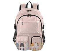 HMZXZ Cute Cats Paws Travel Backpack Laptop Computer Bag Sturdy School Bag Animals Kitty Cute College Bookbag 14 Inch