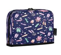 HMZXZ Standing Pencil Case Ballerina Slippers, Large Capacity Pen Bag for Boys Girls Multi-Layer Pen Pouch Pencil Holder Stationery Organizer Painting for School Office