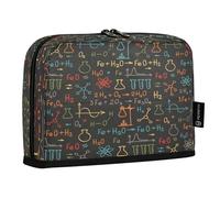 HMZXZ Standing Pencil Case Chemical Educate, Large Capacity Pen Bag for Boys Girls Multi-Layer Pen Pouch Pencil Holder Stationery Organizer Educate for School Office