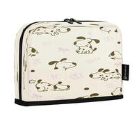 HMZXZ Standing Pencil Case Dogs Bones Paws, Large Capacity Pen Bag for Boys Girls Multi-Layer Pen Pouch Pencil Holder Stationery Organizer Cute Butterfly for School Office